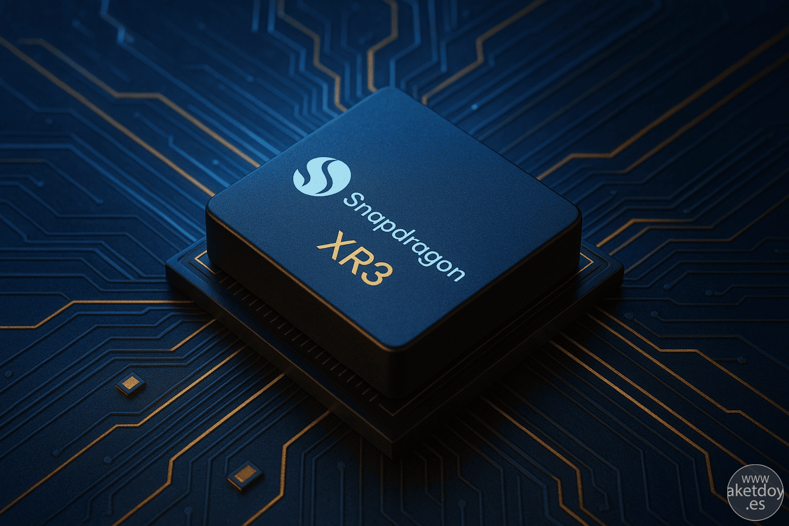 Chip Snapdragon XR2 Gen 2 ilustración genérica