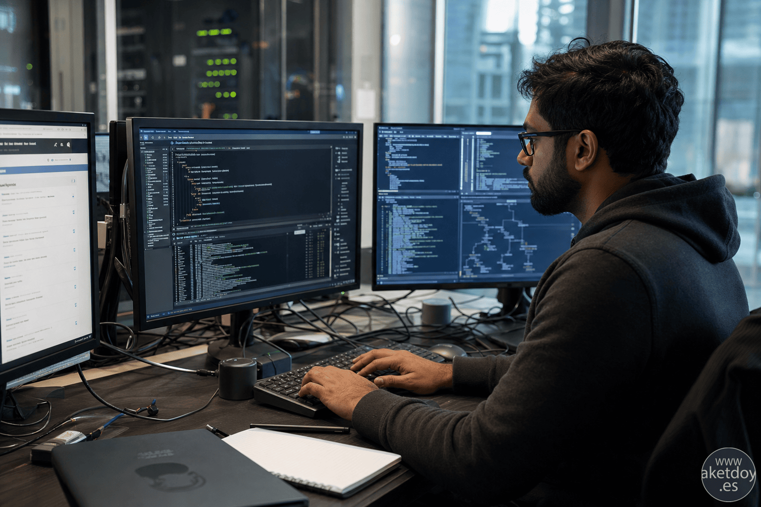 Pantallas de monitorización con controles de fuentes permitidas en npm install