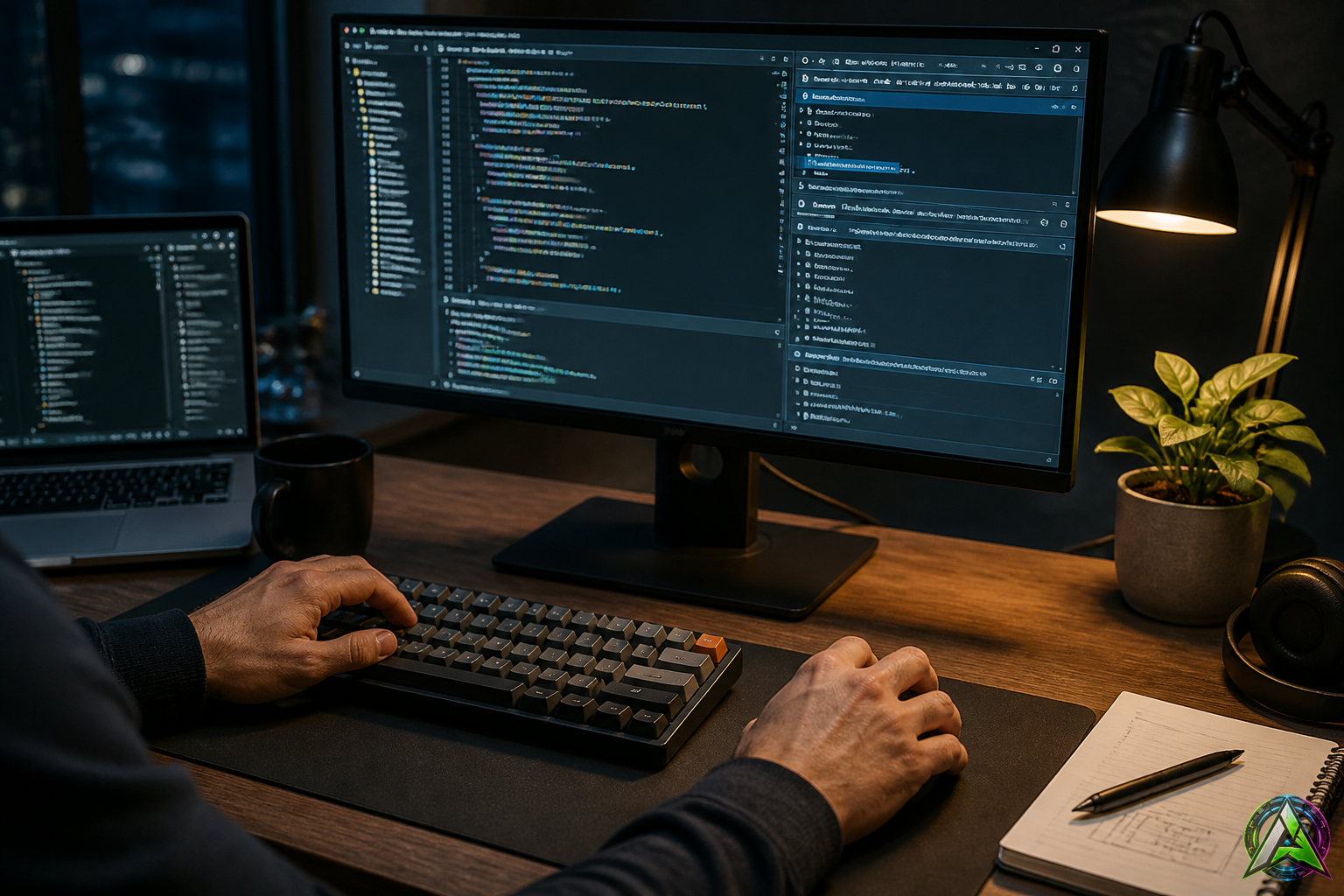Desarrollador revisando una extensión de Chrome tras la retirada de Manifest V2 del Chrome Web Store