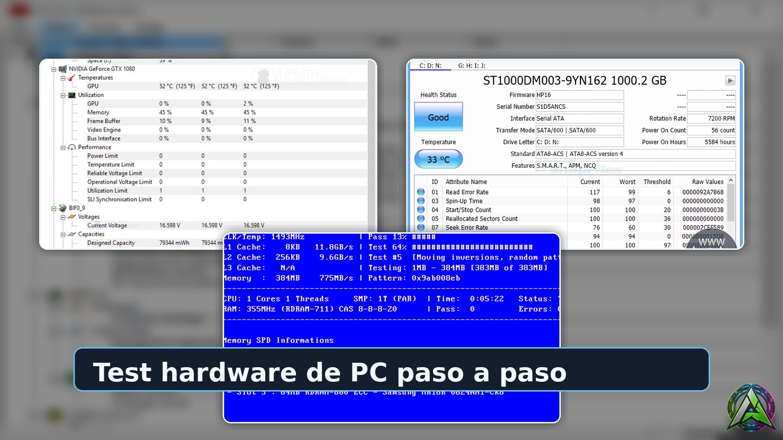 Test hardware de PC paso a paso