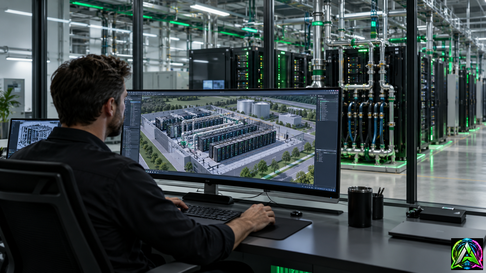 NVIDIA Omniverse DSX: agentes para diseñar gemelos digitales de fábricas de IA, imagen destacada